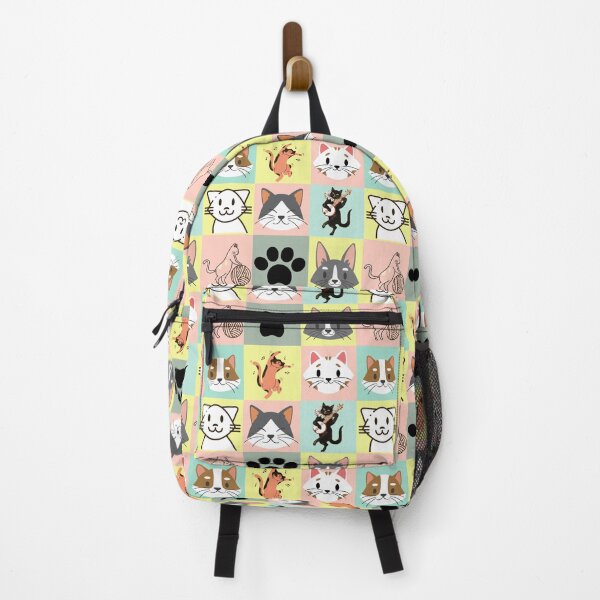 Item preview, Cat puke love, retro collage pop art - Pug and paws designed and sold by Soul ArtLove.