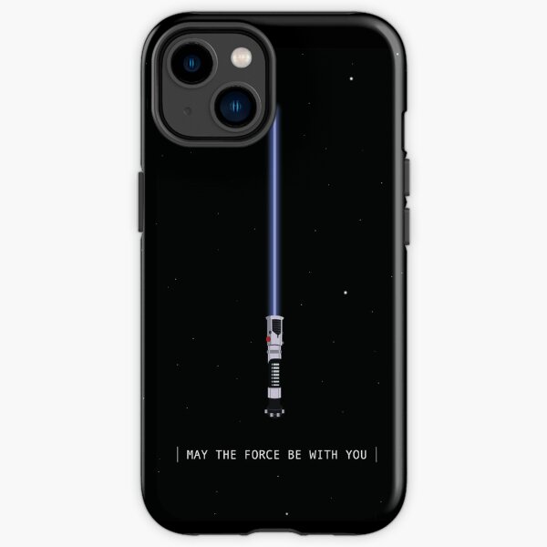 comme si des millions de voix criaient soudain de terreur et étaient soudainement réduites au silence. "- Obi Wan Kenobi Coque antichoc iPhone