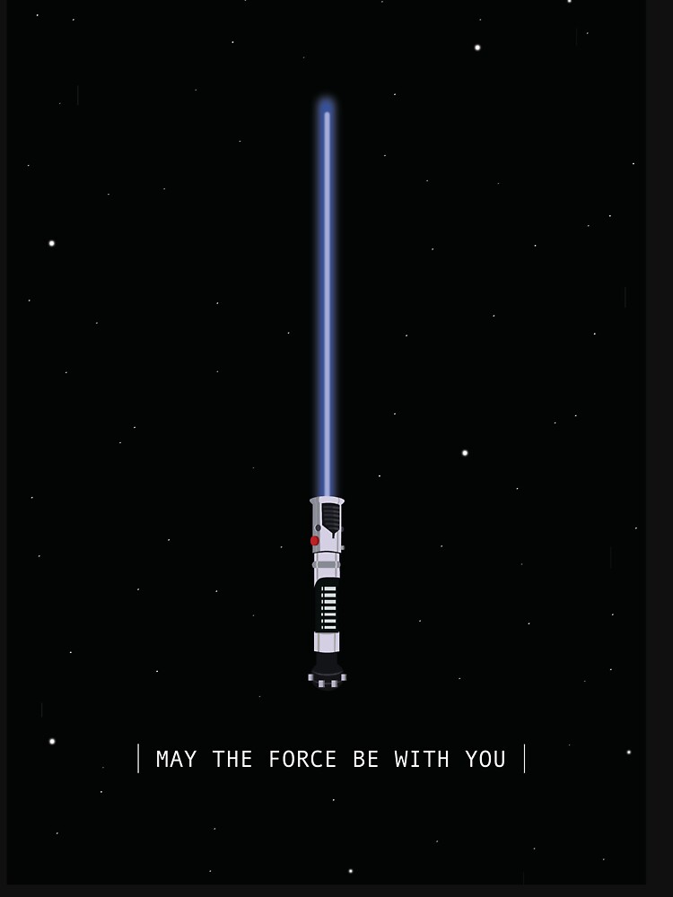 Aperçu 7 sur 7. T-shirt classique avec l'œuvre comme si des millions de voix criaient soudain de terreur et étaient soudainement réduites au silence. "- Obi Wan Kenobi créée et vendue par christinativity.