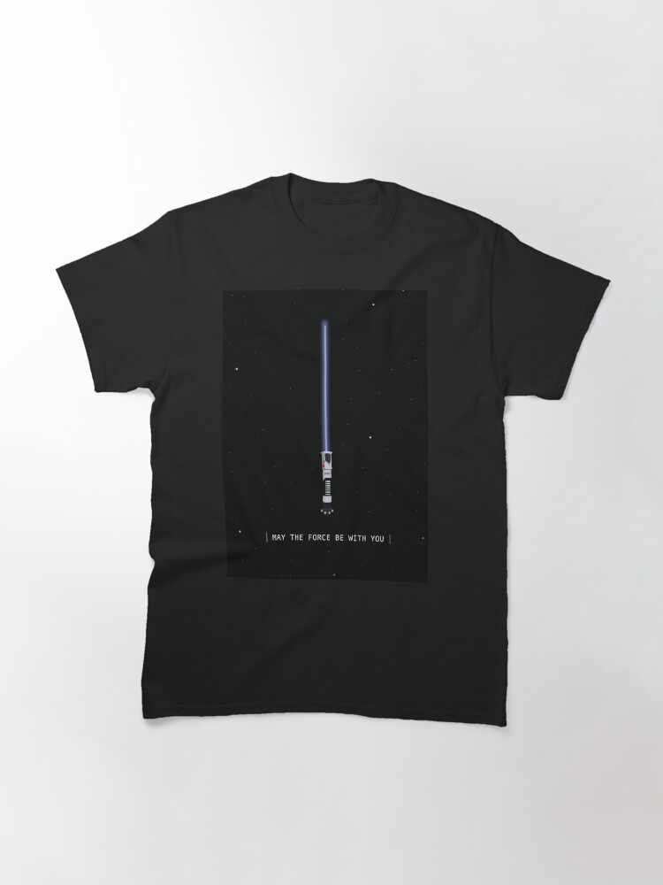Aperçu 3 sur 7. T-shirt classique avec l'œuvre comme si des millions de voix criaient soudain de terreur et étaient soudainement réduites au silence. "- Obi Wan Kenobi créée et vendue par christinativity.
