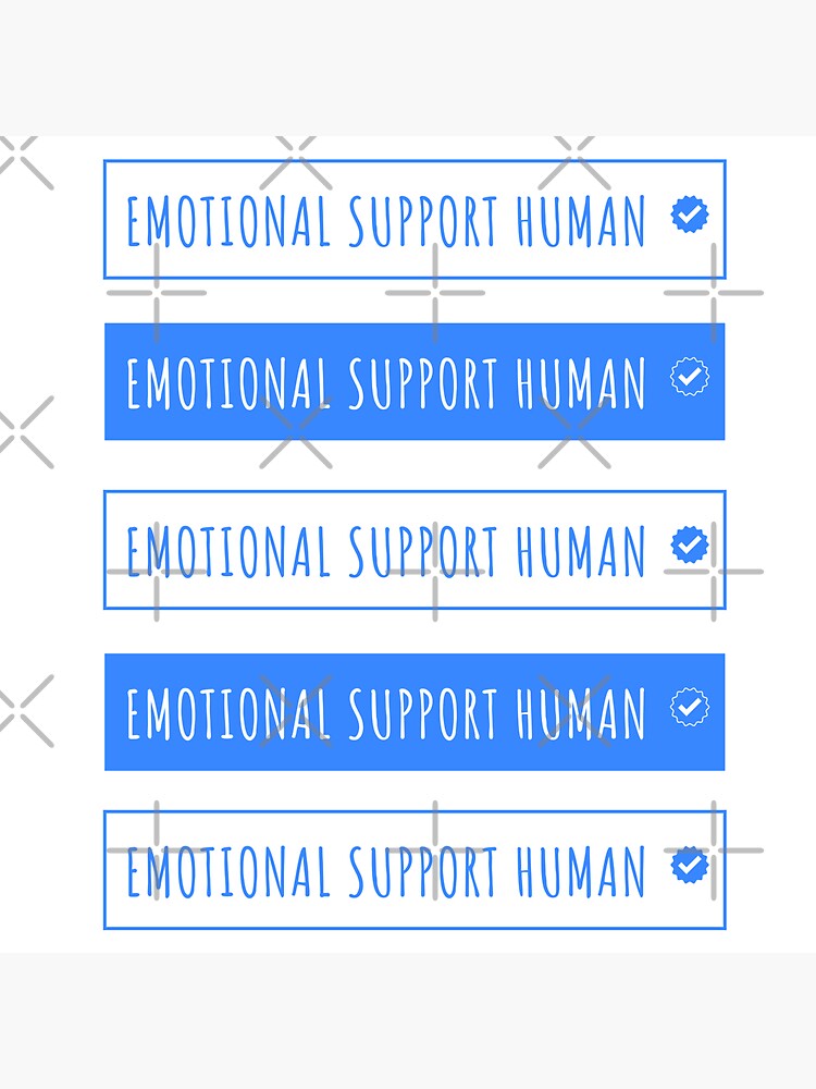 emotional support human funny by a-golden-spiral