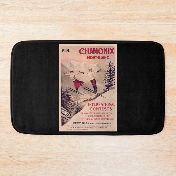 Item preview, retro chamonix mont blanc international contests plm designed and sold by CorasPosters.