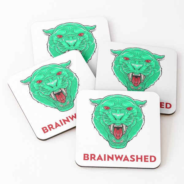 Item preview, Brainwashed Green African Panther designed and sold by Mustard Prophet.