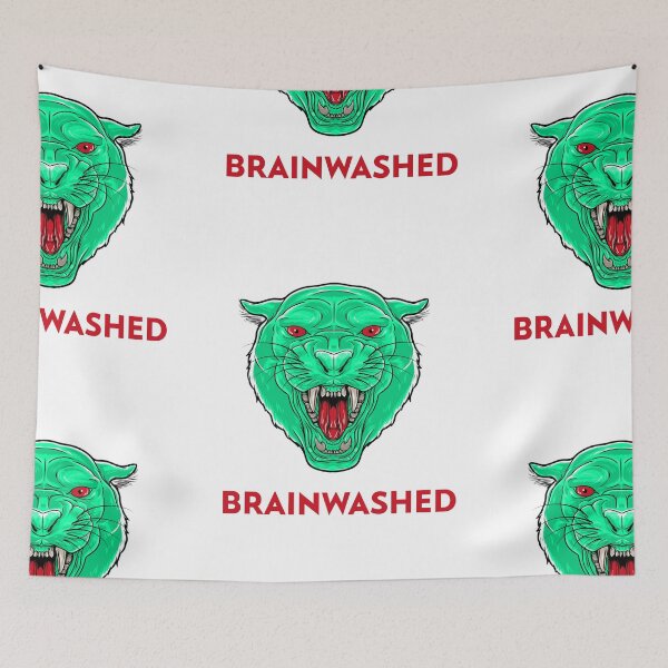 Item preview, Brainwashed Green African Panther designed and sold by Mustard Prophet.