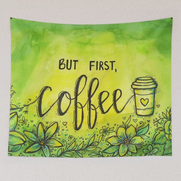 Item preview, But First, Coffee designed and sold by Olga Shvartsur.