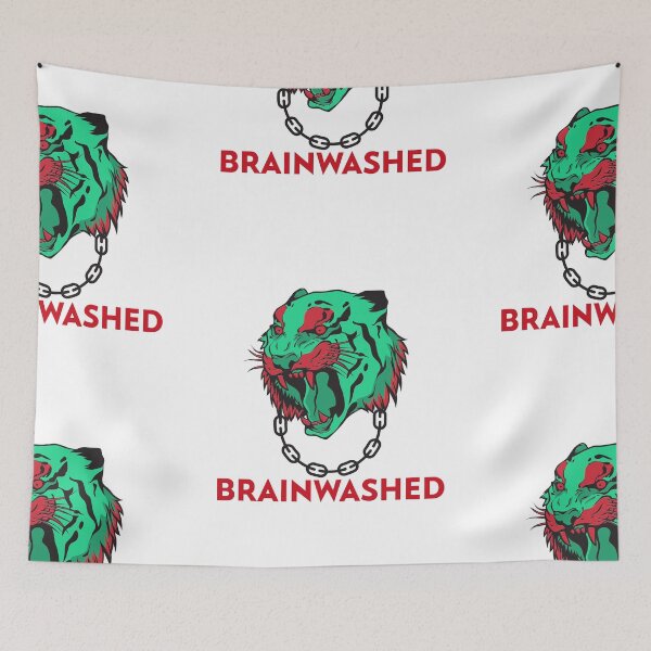Item preview, Brainwashed Green And Red African Tiger designed and sold by Mustard Prophet.