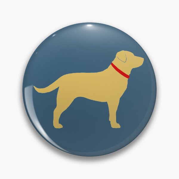 Item preview, Yellow Labrador Retriever Dog Silhouette(s) designed and sold by Jenn Inashvili.