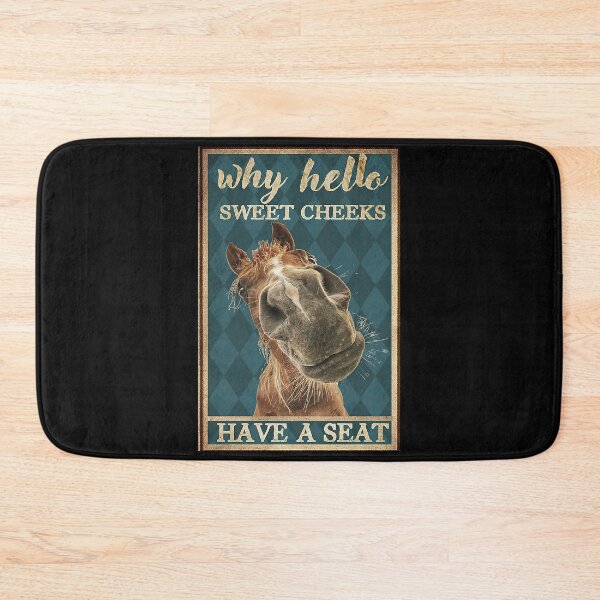 Item preview, Why Hello Sweet Cheeks Have A Seat Horse Face designed and sold by scrambledpeg.