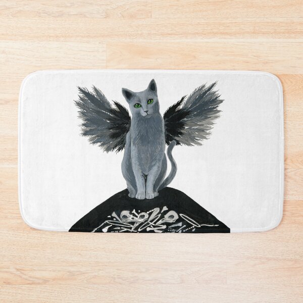 Item preview, Winged Cat and bird bones  designed and sold by Deann Acton.