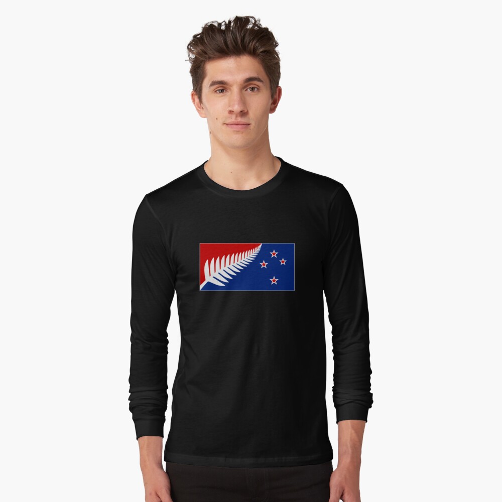 Item preview, Long Sleeve T-Shirt designed and sold by SilverFernFlag.