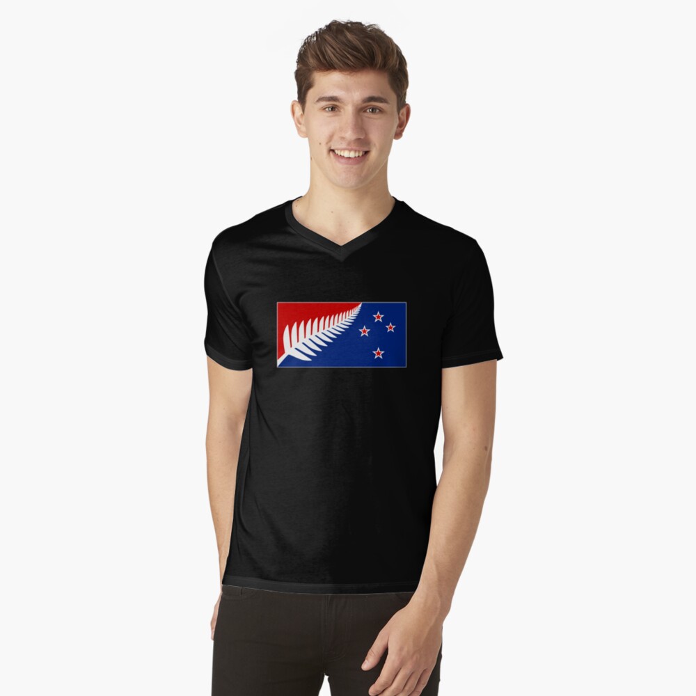 Item preview, V-Neck T-Shirt designed and sold by SilverFernFlag.