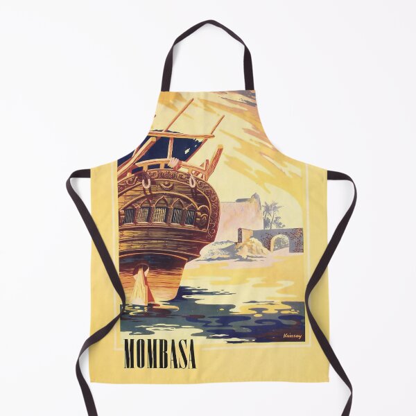 Item preview, retro Mombasa designed and sold by CorasPosters.