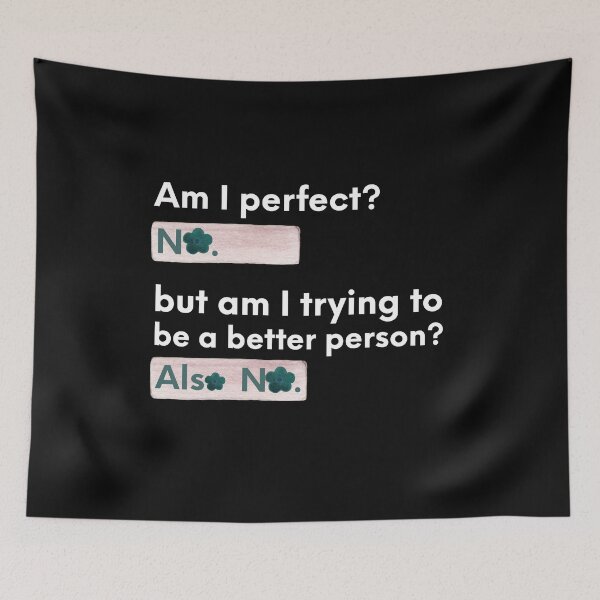 Item preview, Am I Perfect? No. But Am I Trying To Be A Better Person? Also No - Sarcastic Mom Christmas gift designed and sold by AmazingEcraft.