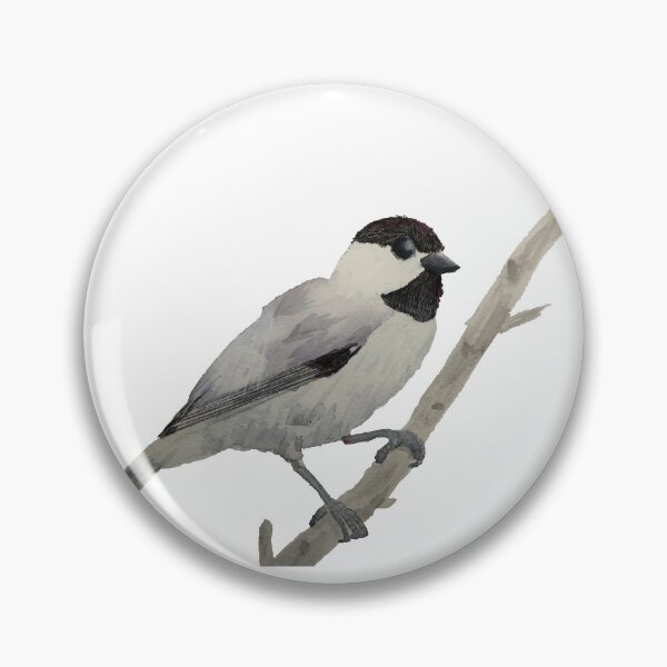 Item preview, Watercolor Chickadee Bird on a Stick designed and sold by Meagan Stratton.