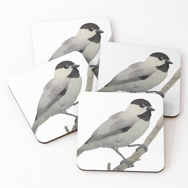 Item preview, Watercolor Chickadee Bird on a Stick designed and sold by Meagan Stratton.