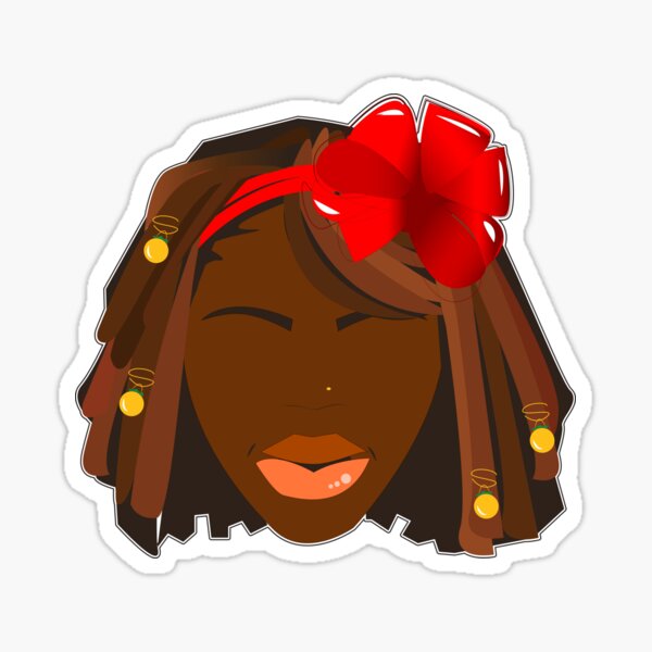 Holiday Locs Sticker
