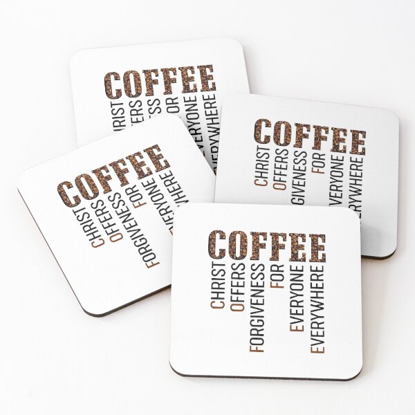 Item preview, Coffee Christ Offers Forgiveness For Everyone Everywhere  designed and sold by JonathansJames.
