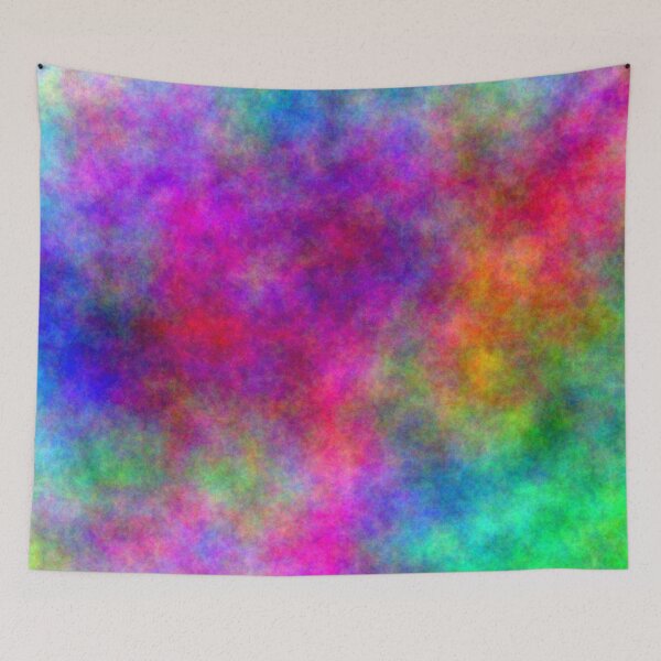 Item preview, Abstract Fluorescent Neon Colorful Mist designed and sold by Deborah Camp.
