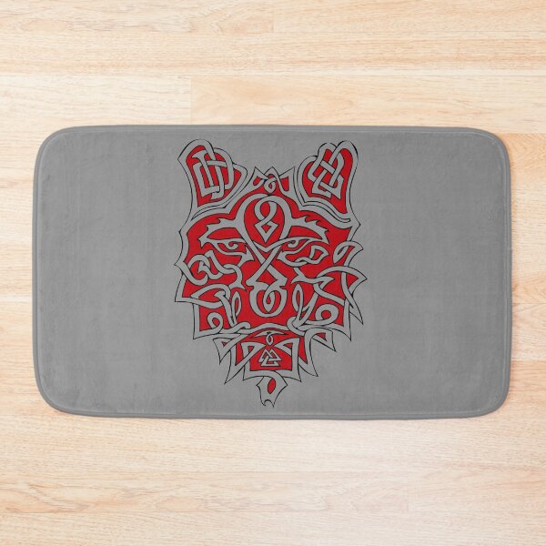 Item preview, Wise Wolf Celtic Knot - red designed and sold by hoffos.