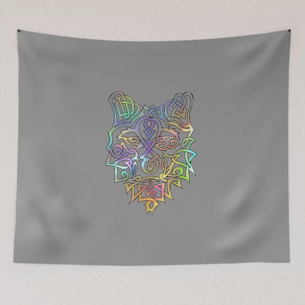 Item preview, Wise Wolf Celtic Knot - nebula designed and sold by hoffos.
