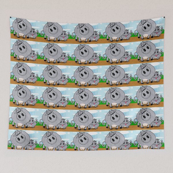 Item preview, Cute buffalos designed and sold by Shirley cute art .