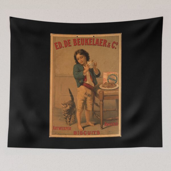 Item preview, retro ed de beukelaer antwerpen biscuits anvers designed and sold by CorasPosters.