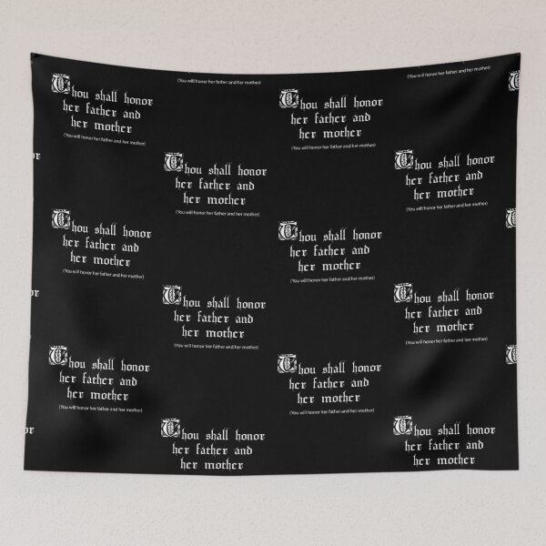 Item preview, Women Rule 6 You will honor her father and her mother designed and sold by Cool-Cat-POD.