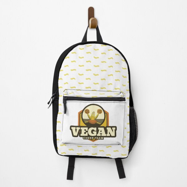Item preview, Vegan Cheer Team – funny cartoon character with white background designed and sold by Crystal Raymond.