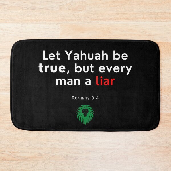 Item preview, Let Yahuah be true designed and sold by DaughterofYah.