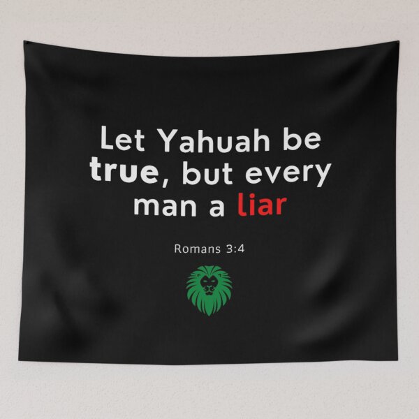 Item preview, Let Yahuah be true designed and sold by DaughterofYah.