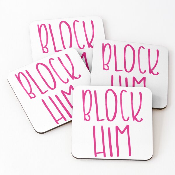 Item preview, block him sticker designed and sold by emilyylongg.