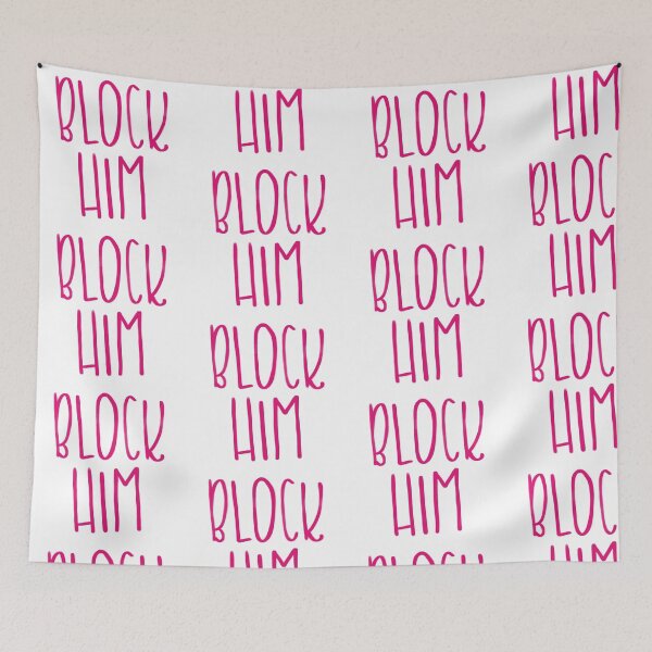 Item preview, block him sticker designed and sold by emilyylongg.