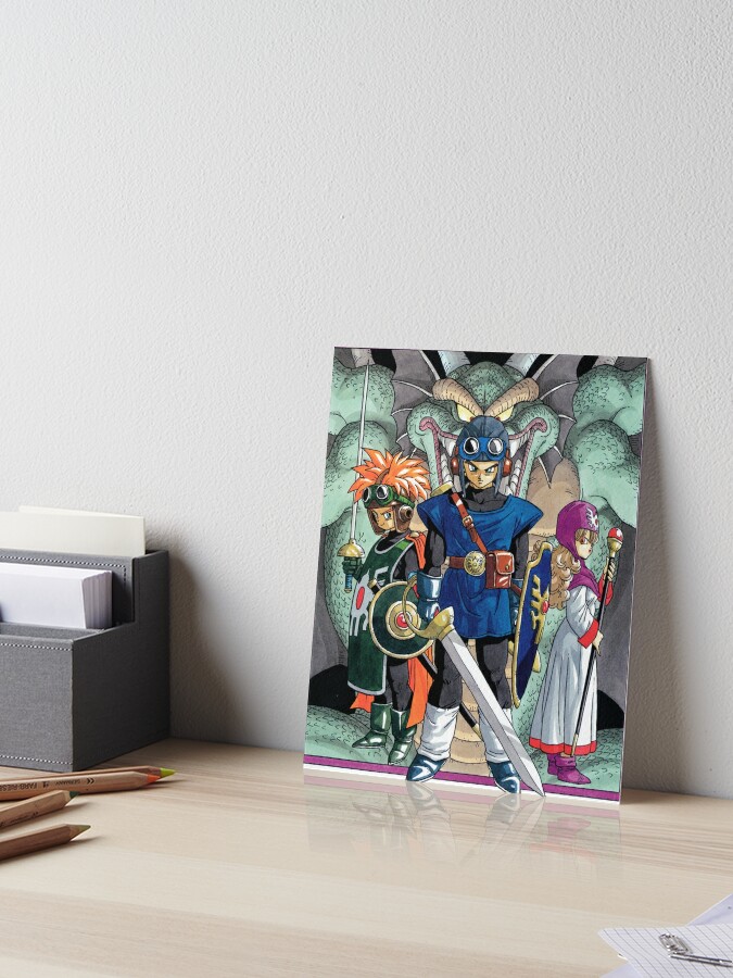 Dragon Quest tribute Art Board Print by FranFuentesArt