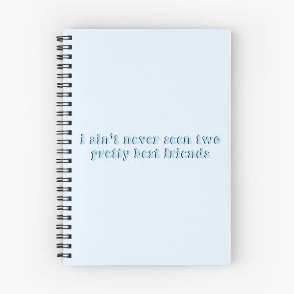 Item preview, I ain't never seen two pretty best friends blue designed and sold by Sabrina Manni.