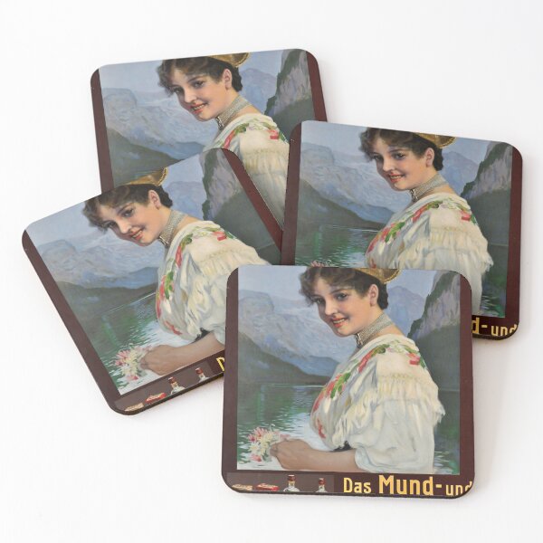 Item preview, retro das mund und zahnwasser weidinger designed and sold by CorasPosters.
