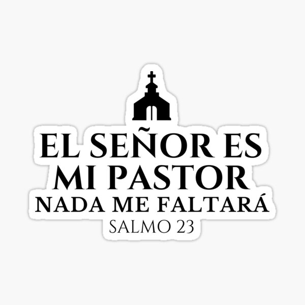 Salmo 23 - Pastor - Sticker