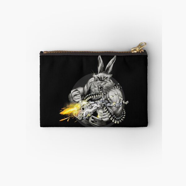 Artikelvorschau, Hase mit einem Maschinengewehr entworfen und verkauft von CreativeGiant.