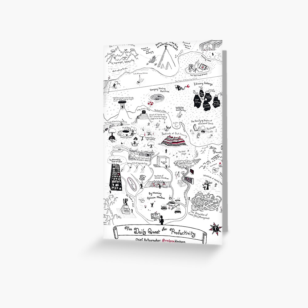 Item preview, Greeting Card designed and sold by redpenblackpen.