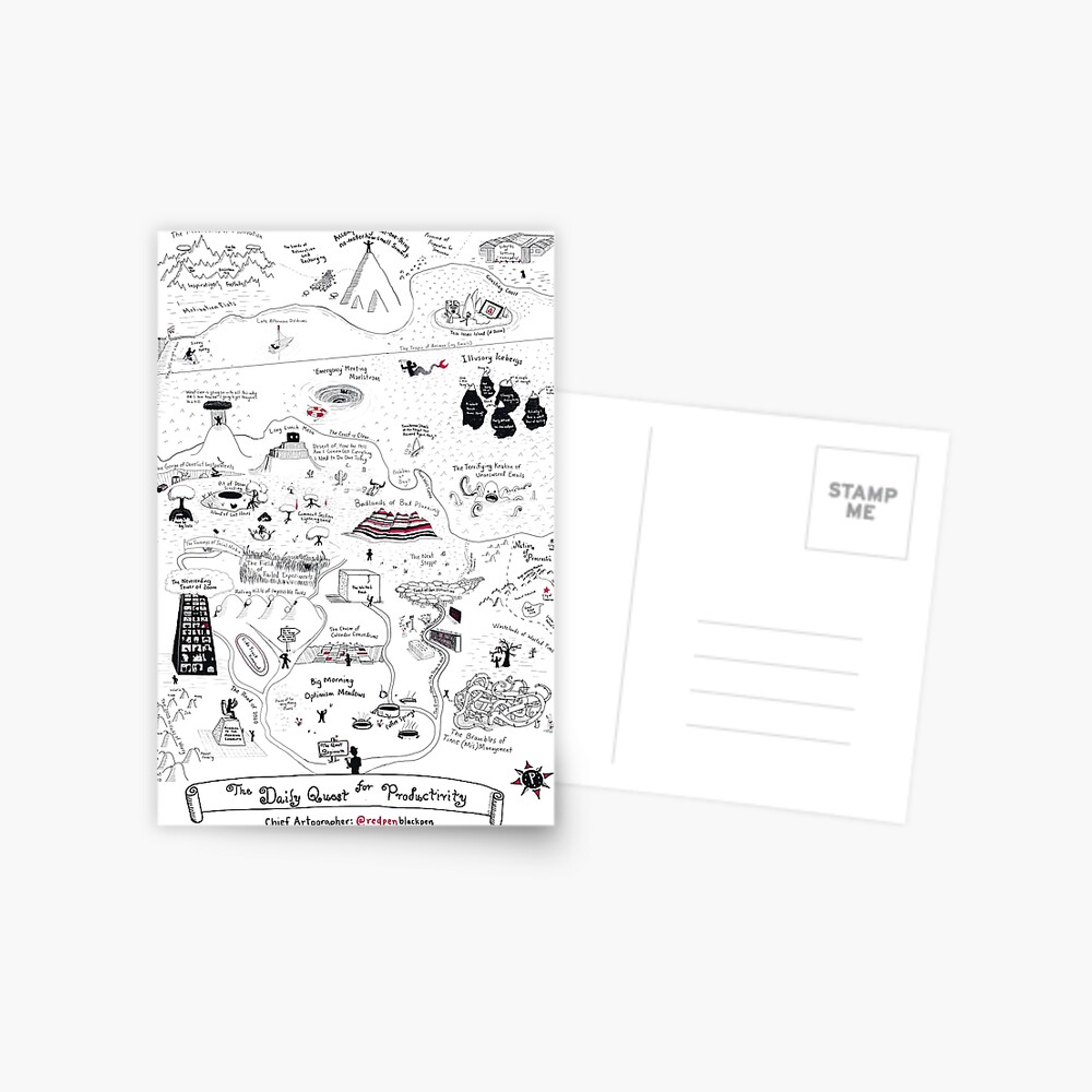 Item preview, Postcard designed and sold by redpenblackpen.