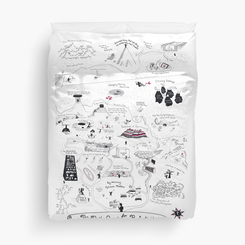 Item preview, Duvet Cover designed and sold by redpenblackpen.