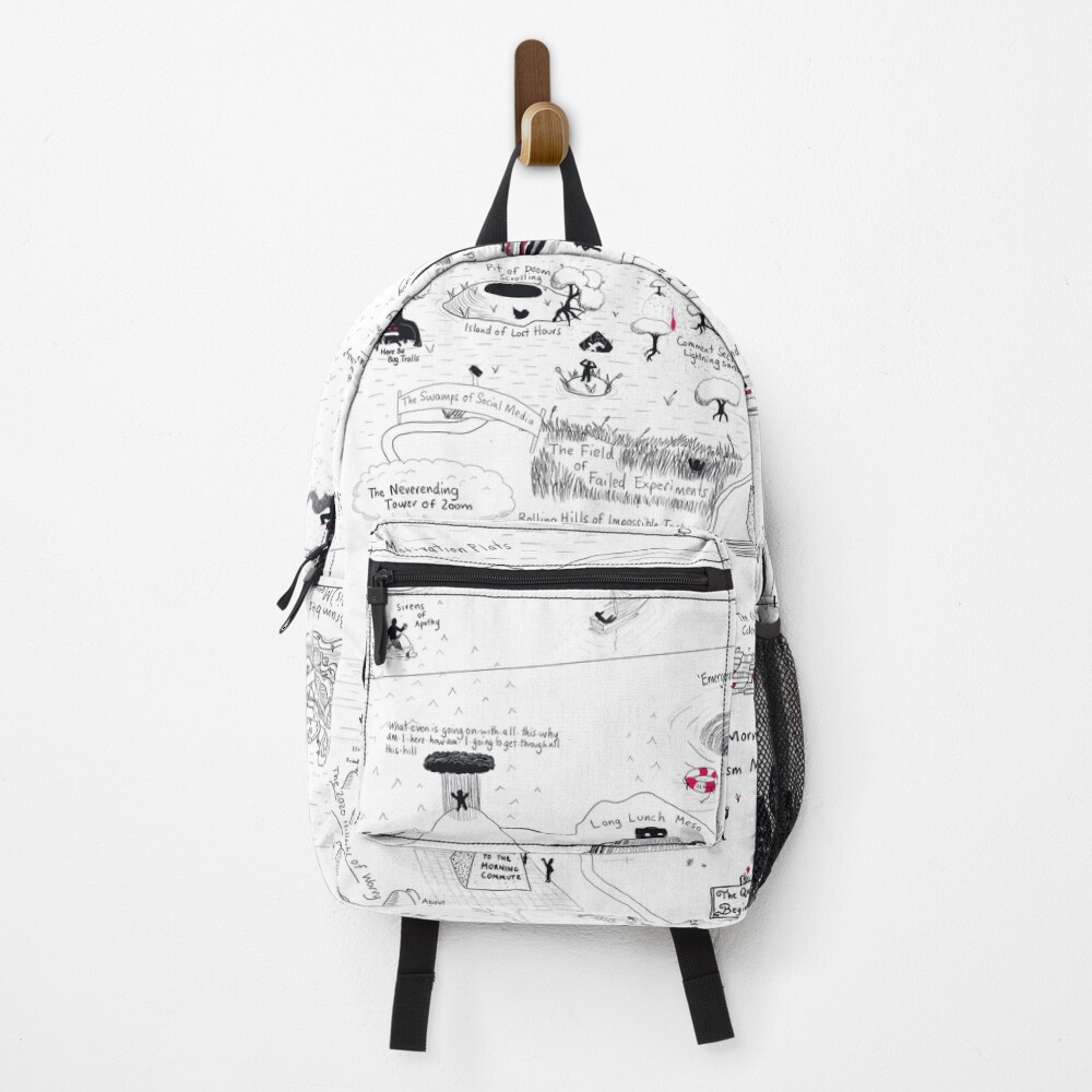 Item preview, Backpack designed and sold by redpenblackpen.