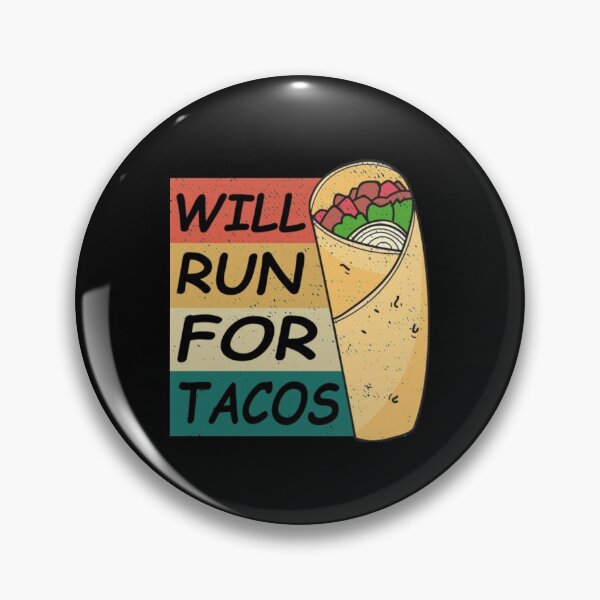 Item preview, Will Run For Tacos Vintage designed and sold by PowersLula.