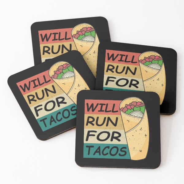 Item preview, Will Run For Tacos Vintage designed and sold by PowersLula.