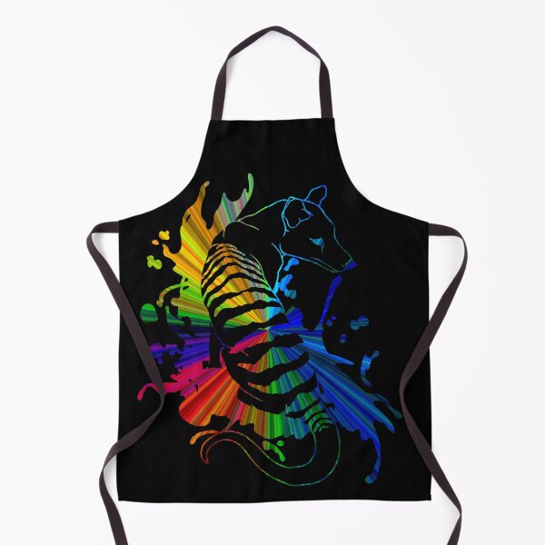 Item preview, Rainbow Thylacine designed and sold by TinkerandBone.