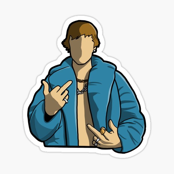 Middle Finger Sticker