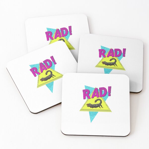 Item preview, RAD! Scorpion retro design designed and sold by RedBubble Dawson.