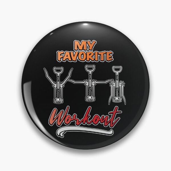 Item preview, Favorite Workout Wine Lover Corkscrew Yoga Gym designed and sold by sunnym79.