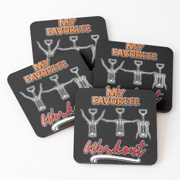 Item preview, Favorite Workout Wine Lover Corkscrew Yoga Gym designed and sold by sunnym79.