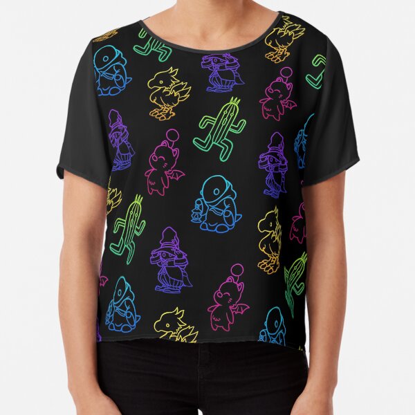 Final Fantasy Outlines Chiffon Top