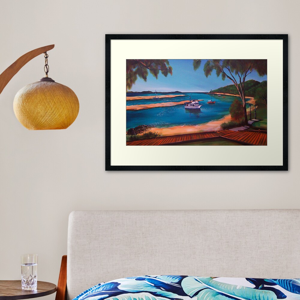 the Clipper's in - 1770 Boardwalk Framed Art Print
